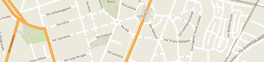 Mappa della impresa dondi luigia a MILANO