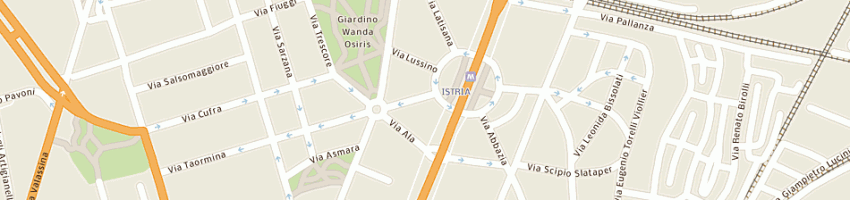 Mappa della impresa euro edil srl a MILANO