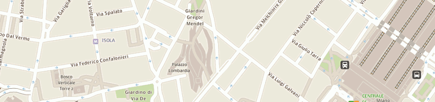 Mappa della impresa cap center sas a MILANO