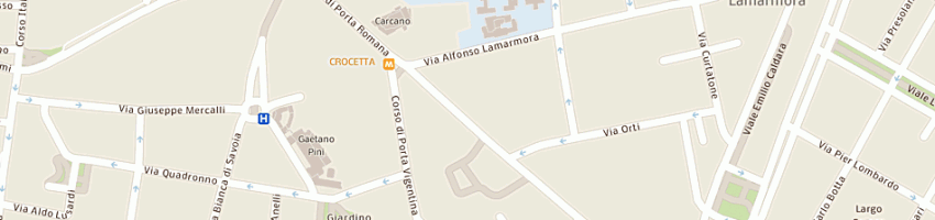 Mappa della impresa portaromanapizza a MILANO