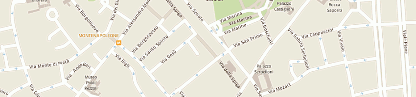 Mappa della impresa brucoli mauro a MILANO