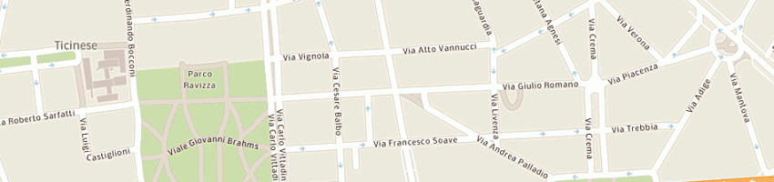 Mappa della impresa laris srl a MILANO