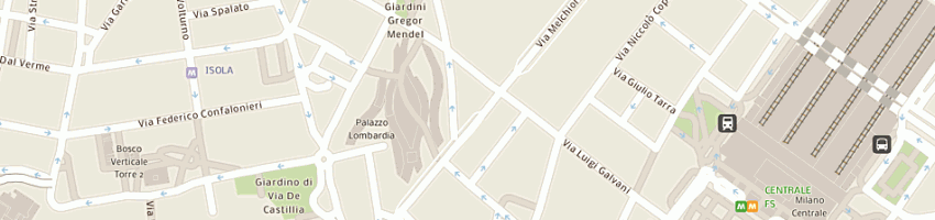 Mappa della impresa condominio di via melchiorre gioia 41 a a MILANO