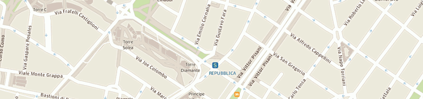 Mappa della impresa gestione ristorazione collettiva gerico soc coop a MILANO