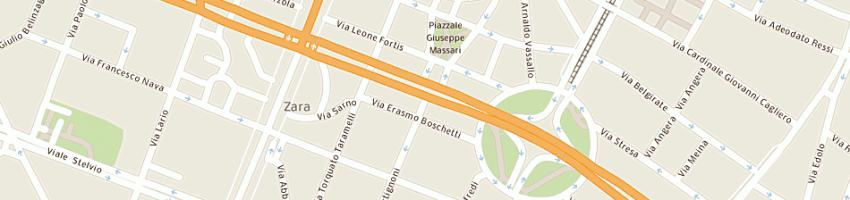 Mappa della impresa e-fin srl a MILANO