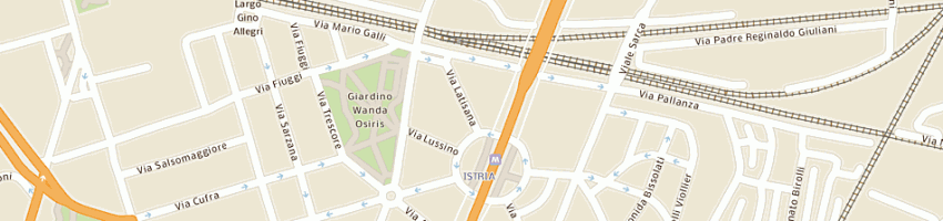 Mappa della impresa bar zanzibar sas a MILANO