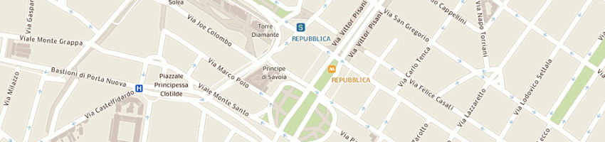 Mappa della impresa buratto lucio a MILANO