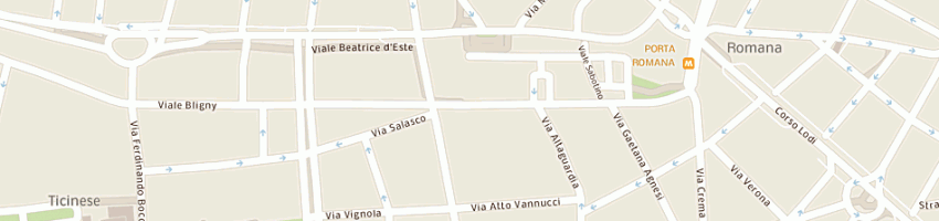 Mappa della impresa morson osvaldo a MILANO
