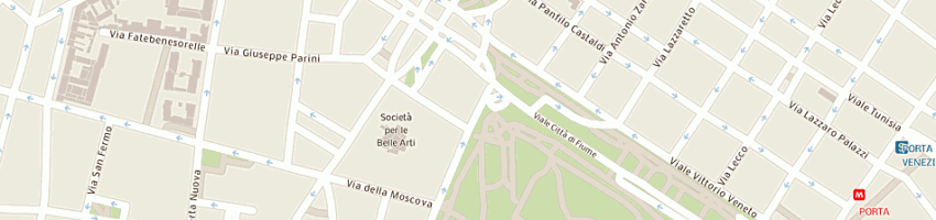 Mappa della impresa sts - shopping and tourism related services srl a MILANO