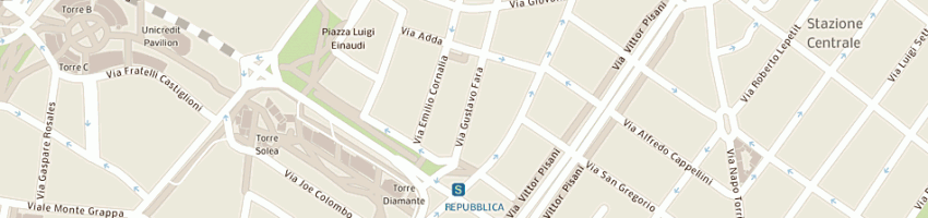 Mappa della impresa taddei azelio a MILANO