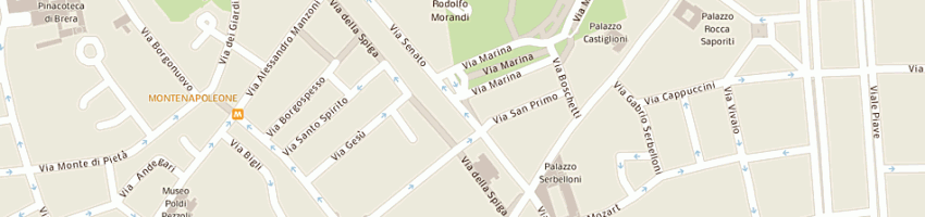 Mappa della impresa jacobacci e partners spa a MILANO