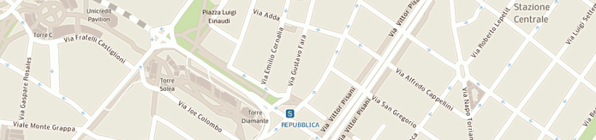Mappa della impresa impressioni originali di giorgio upiglio e c sas a MILANO