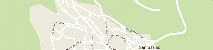 Mappa della impresa biblioteca comunale a SAN BASILIO