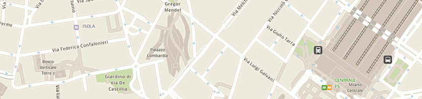 Mappa della impresa barbieri assicurazioni sas di c barbieri e c a MILANO
