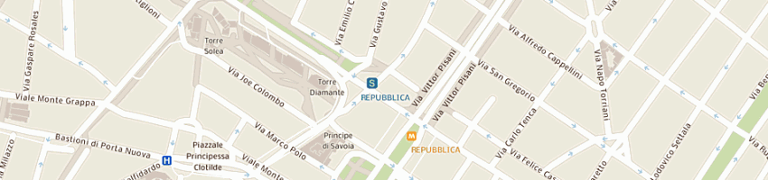 Mappa della impresa banca intesa spa a MILANO