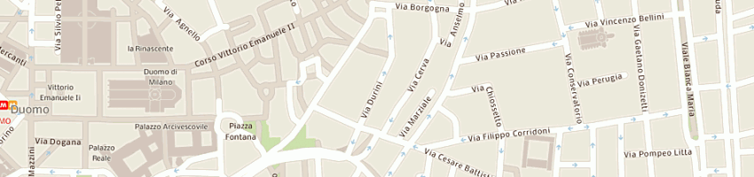 Mappa della impresa maria masi - societa' in accomandita semplice a MILANO