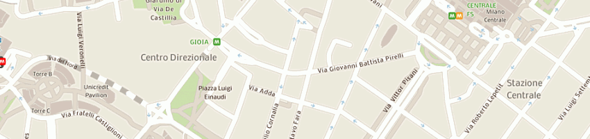 Mappa della impresa empire srl a MILANO