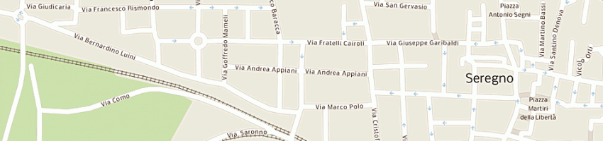 Mappa della impresa editrice vimercatese srl a SEREGNO