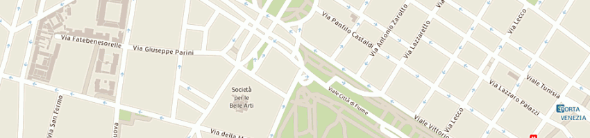Mappa della impresa servit spa a MILANO