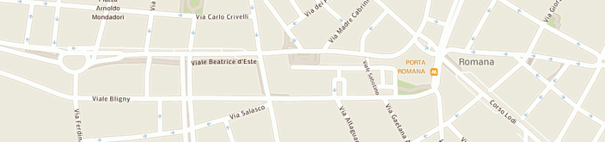 Mappa della impresa levi renato a MILANO