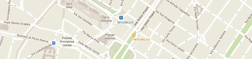 Mappa della impresa berti gianfranco a MILANO