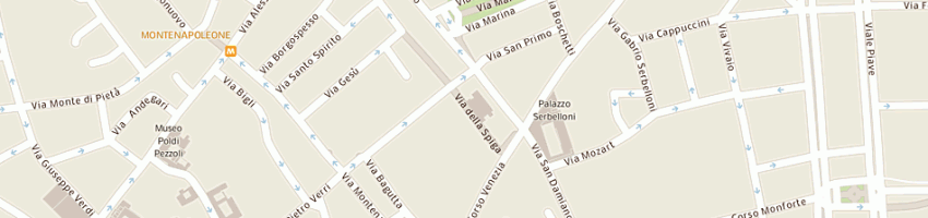 Mappa della impresa dressing spa a MILANO