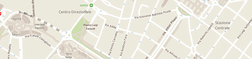 Mappa della impresa casarini e franzosi srl a MILANO