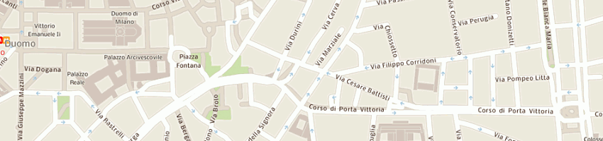 Mappa della impresa largo augusto multimedia srl a MILANO