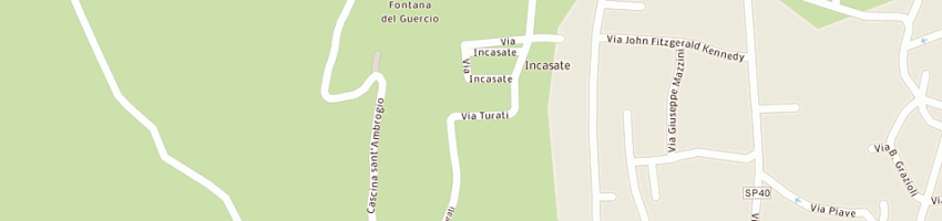 Mappa della impresa citterio angelo a CARUGO