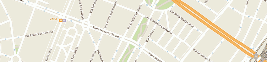 Mappa della impresa officina antiquaria a MILANO