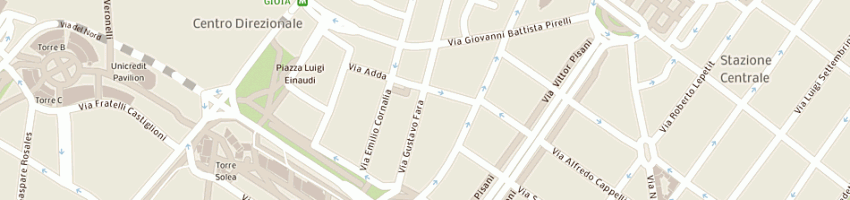 Mappa della impresa gelateria paganelli di paganelli f a MILANO