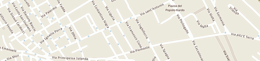 Mappa della impresa baghino ilaria a SELARGIUS