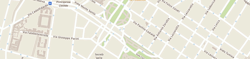 Mappa della impresa torraco avv paolo a MILANO