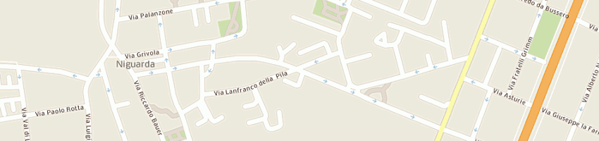 Mappa della impresa vago liliana a MILANO