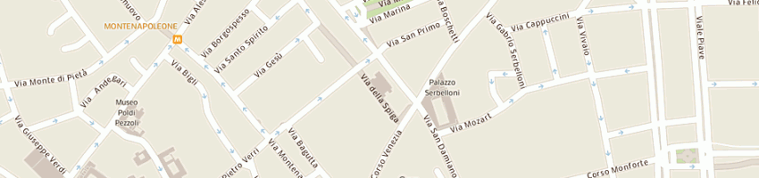 Mappa della impresa procomi srl a MILANO