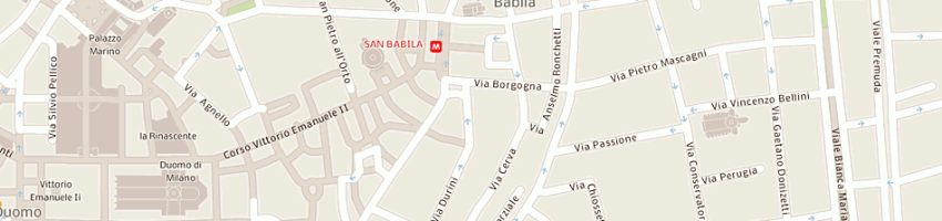 Mappa della impresa elan international srl a MILANO