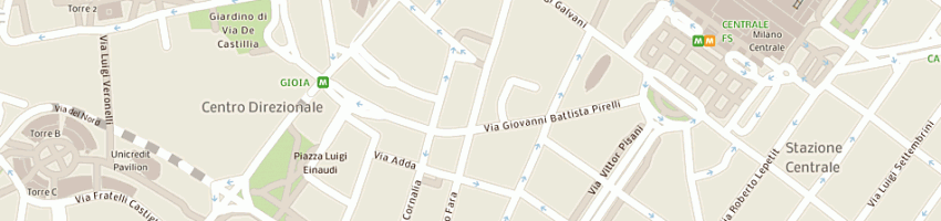 Mappa della impresa extrait srl a MILANO