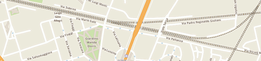 Mappa della impresa d'ambrosi guido a MILANO