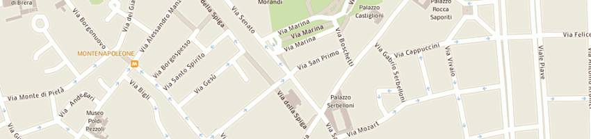 Mappa della impresa ware by soft (srl) a MILANO
