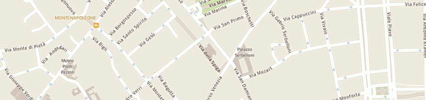 Mappa della impresa baglioni hotels spa a MILANO
