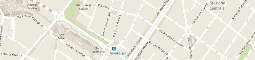 Mappa della impresa albergo hotel marconi a MILANO