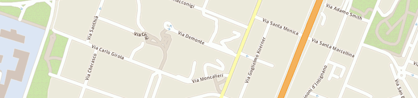 Mappa della impresa odontoprotesi rondinella sas di vergine gino e c a MILANO
