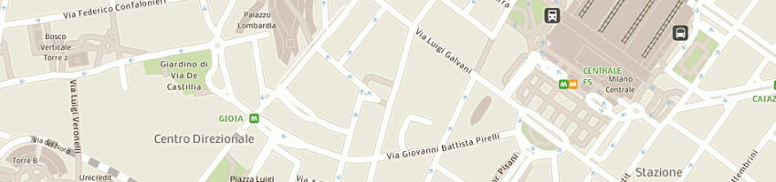 Mappa della impresa il pavone viaggi srl a MILANO