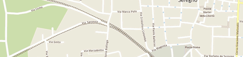Mappa della impresa pozzi flli di paolo candido vittorio a SEREGNO