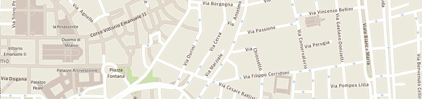 Mappa della impresa meneghetti daniela a MILANO