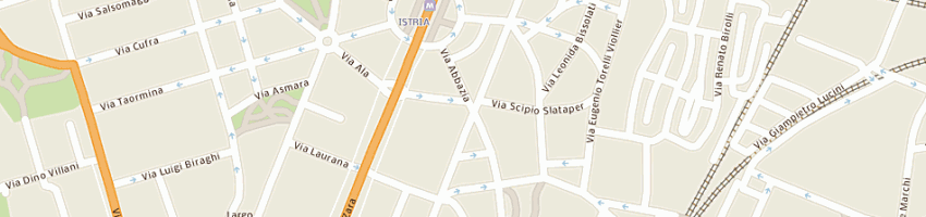 Mappa della impresa braghi diana arabella a MILANO