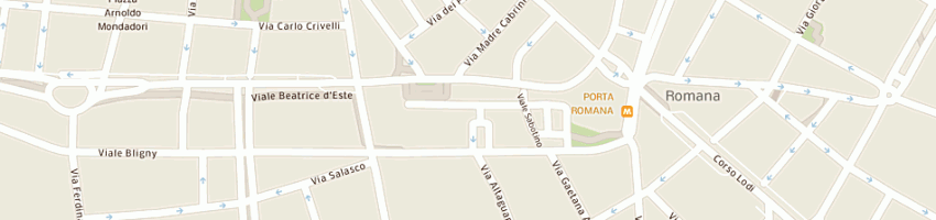 Mappa della impresa turban italia (srl) a MILANO