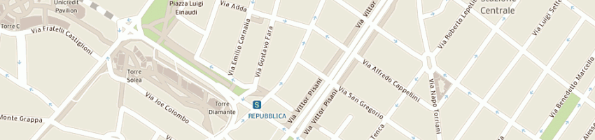 Mappa della impresa clean car snc di paolo marelli e matteo roncalli a MILANO