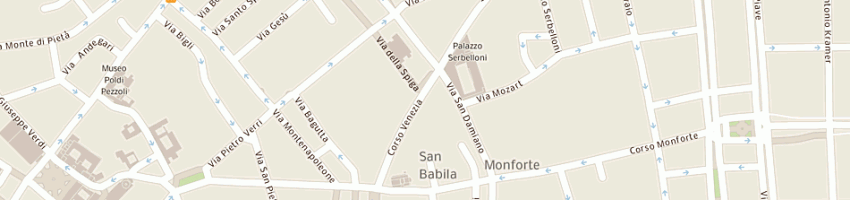 Mappa della impresa delga srl a MILANO