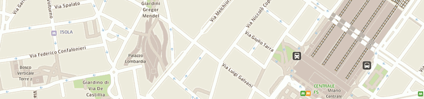 Mappa della impresa zucchi antonio a MILANO